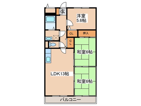 アンシャンテ都府楼の物件間取画像